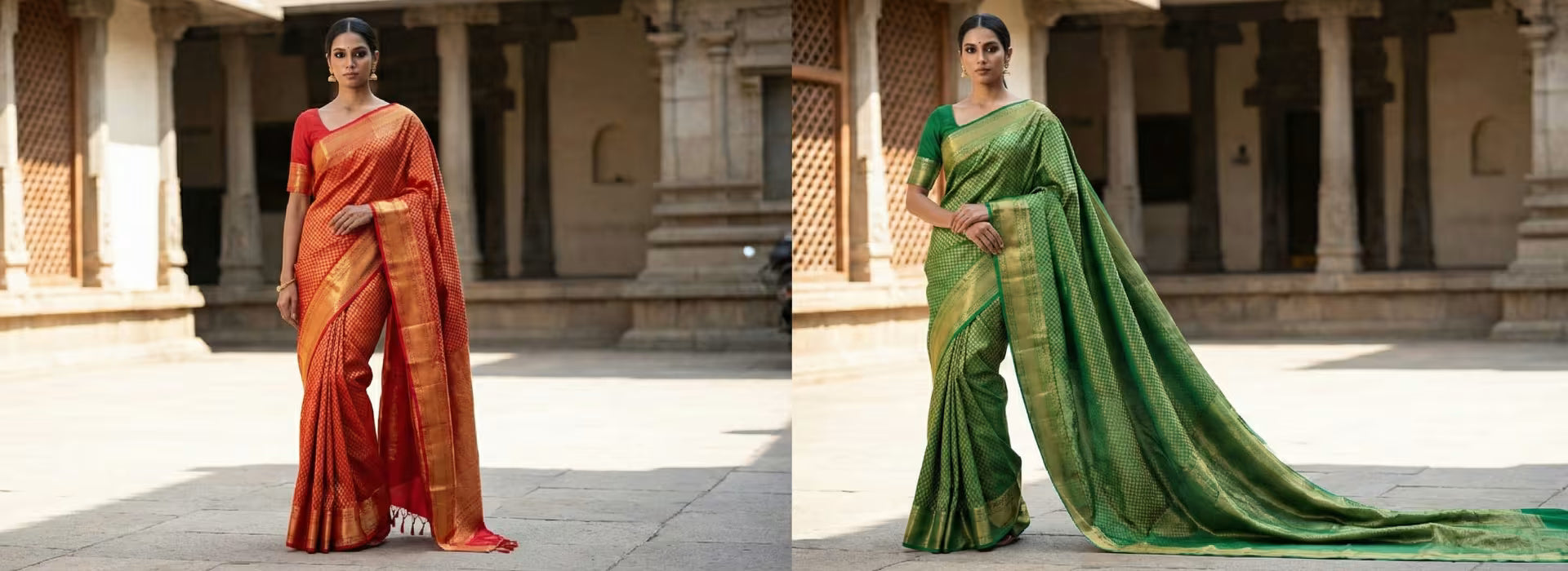 6-Yard vs 10-Yard Saree: Complete Guide to Saree Lengths for Weddings & Poojas