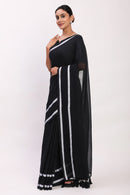 Kaali Reva | Handloom Mul Cotton | Indidha Saree