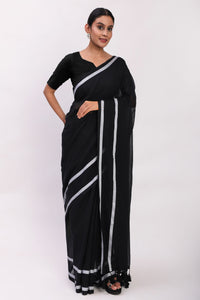 Kaali Reva | Handloom Mul Cotton | Indidha Saree