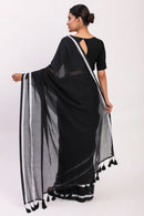 Kaali Reva | Handloom Mul Cotton | Indidha Saree