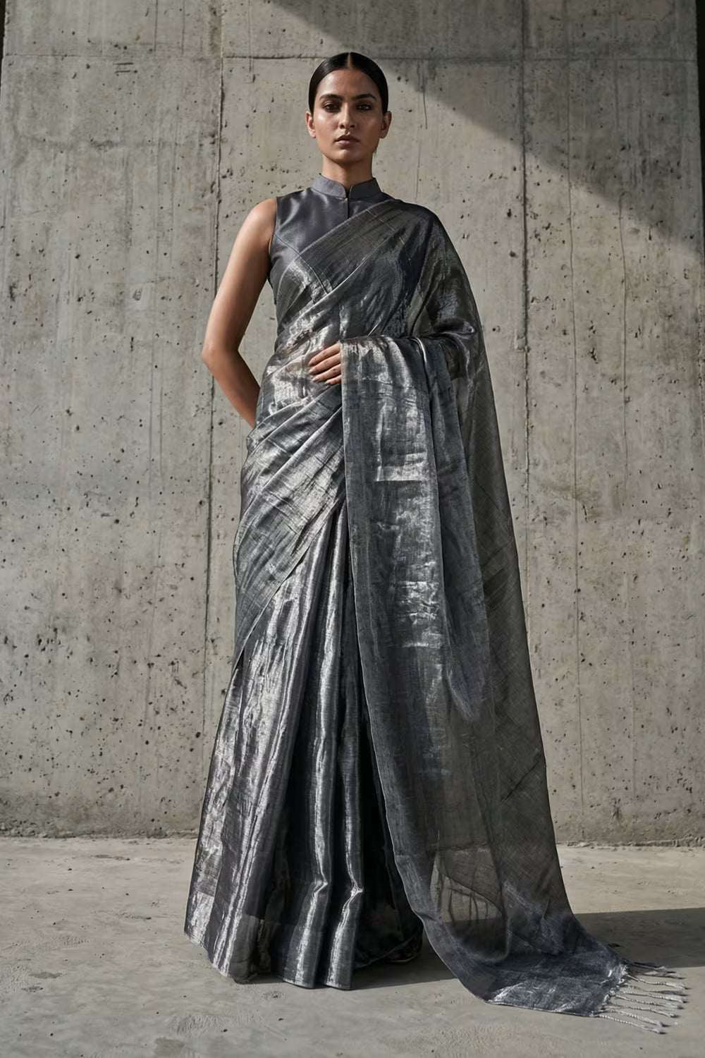 LUNAR GLOW | Tissue | Indidha Saree
