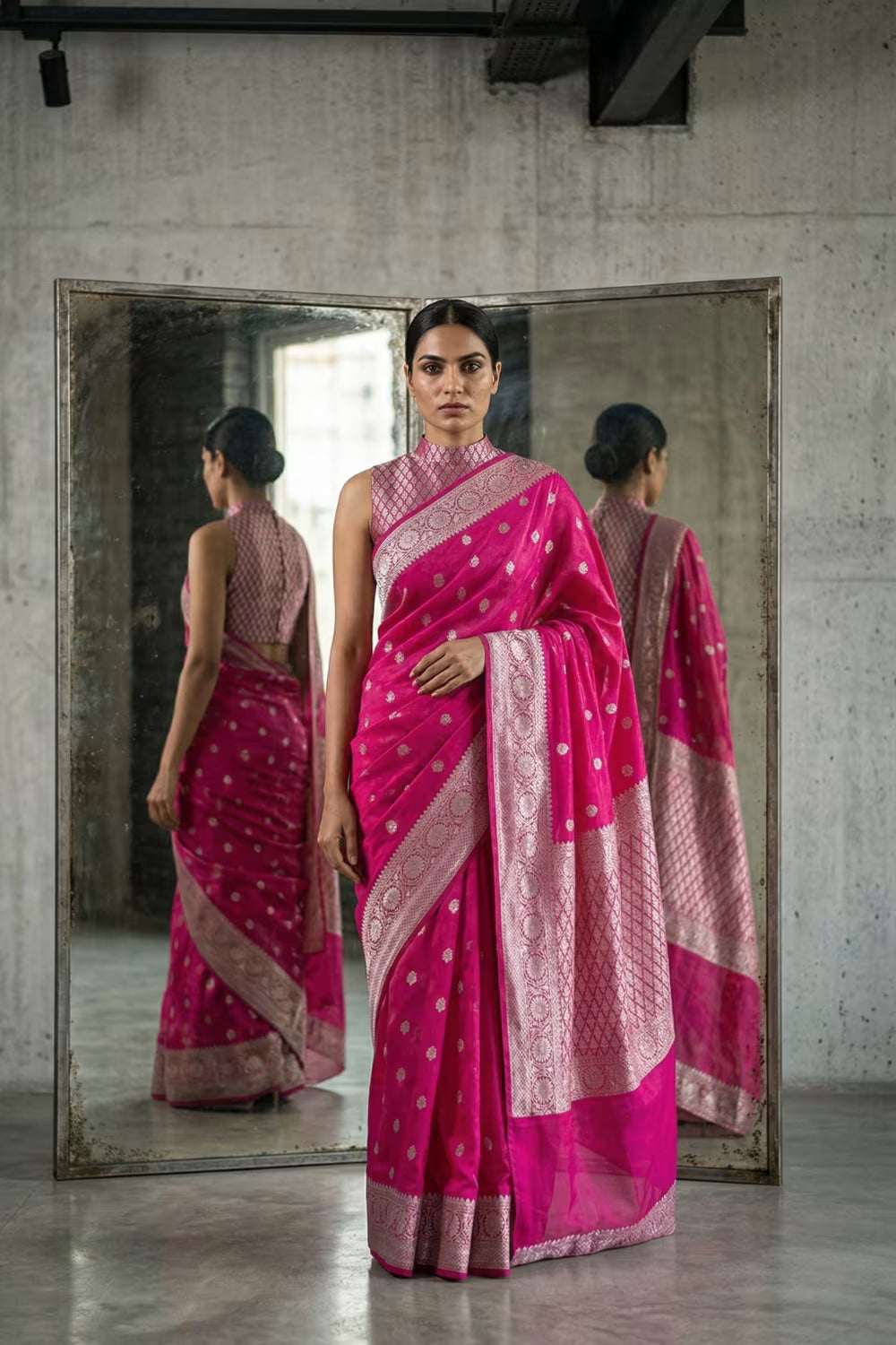 ZARI ZEST | Georgette | Indidha Saree