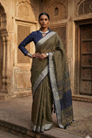 PASTEL EMBER | Linen by Linen | Indidha Saree