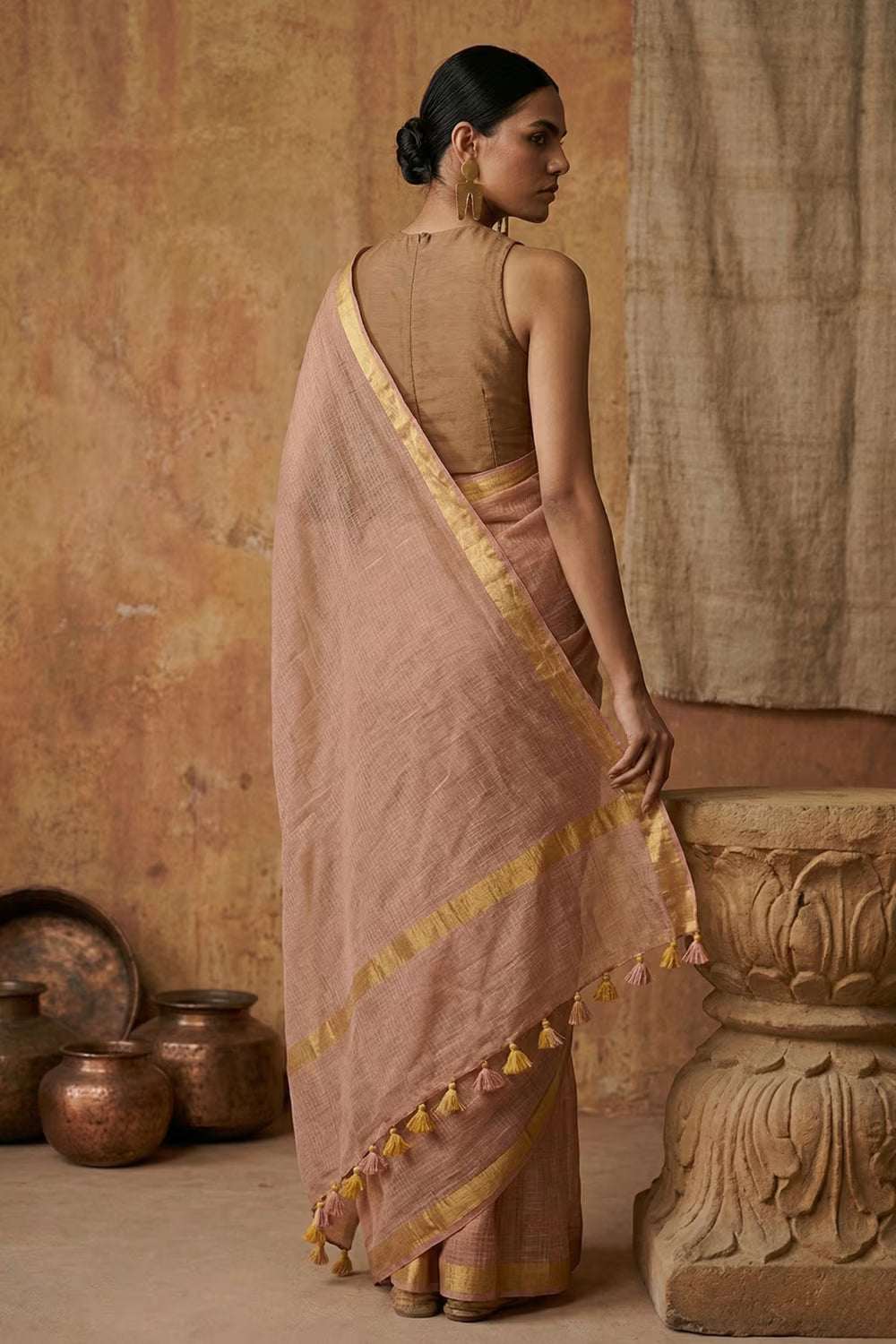 SUBTLE BLOOM | Kota Doria | Indidha Saree