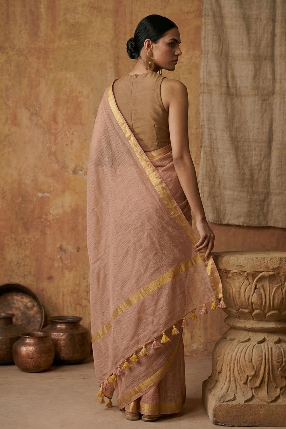 SUBTLE BLOOM | Kota Doria | Indidha Saree