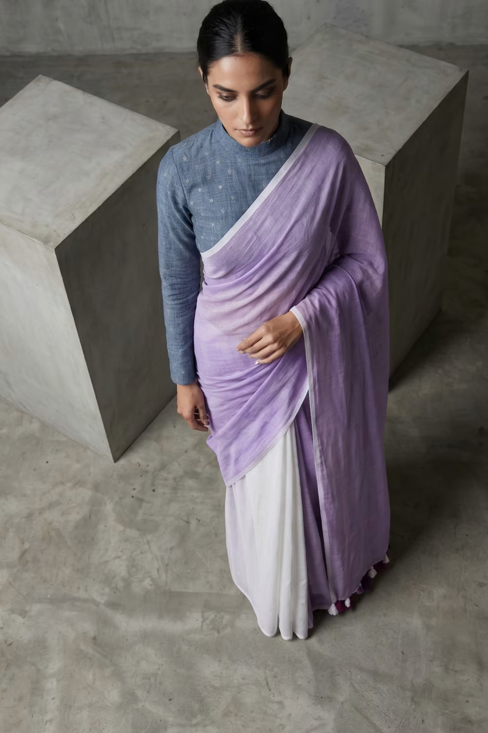 KSHAMA | Mul Cotton | Indidha Saree