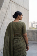 Moss Stride | Slub Cotton | Indidha Saree