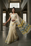 DEWDROP DREAMS | Pure Cotton | Indidha Saree