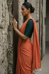 Molten Light | Mul Cotton | Indidha Saree