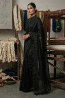 CHARCOAL DUST | Tissue | Indidha Saree