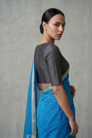 BLUEBELL BLISS | Mul Cotton | Indidha Saree
