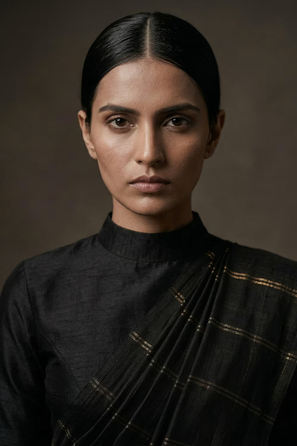 MIDNIGHT GLIMMER | Cotton | Indidha Saree