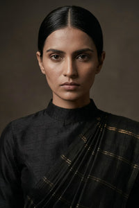 MIDNIGHT GLIMMER | Cotton | Indidha Saree