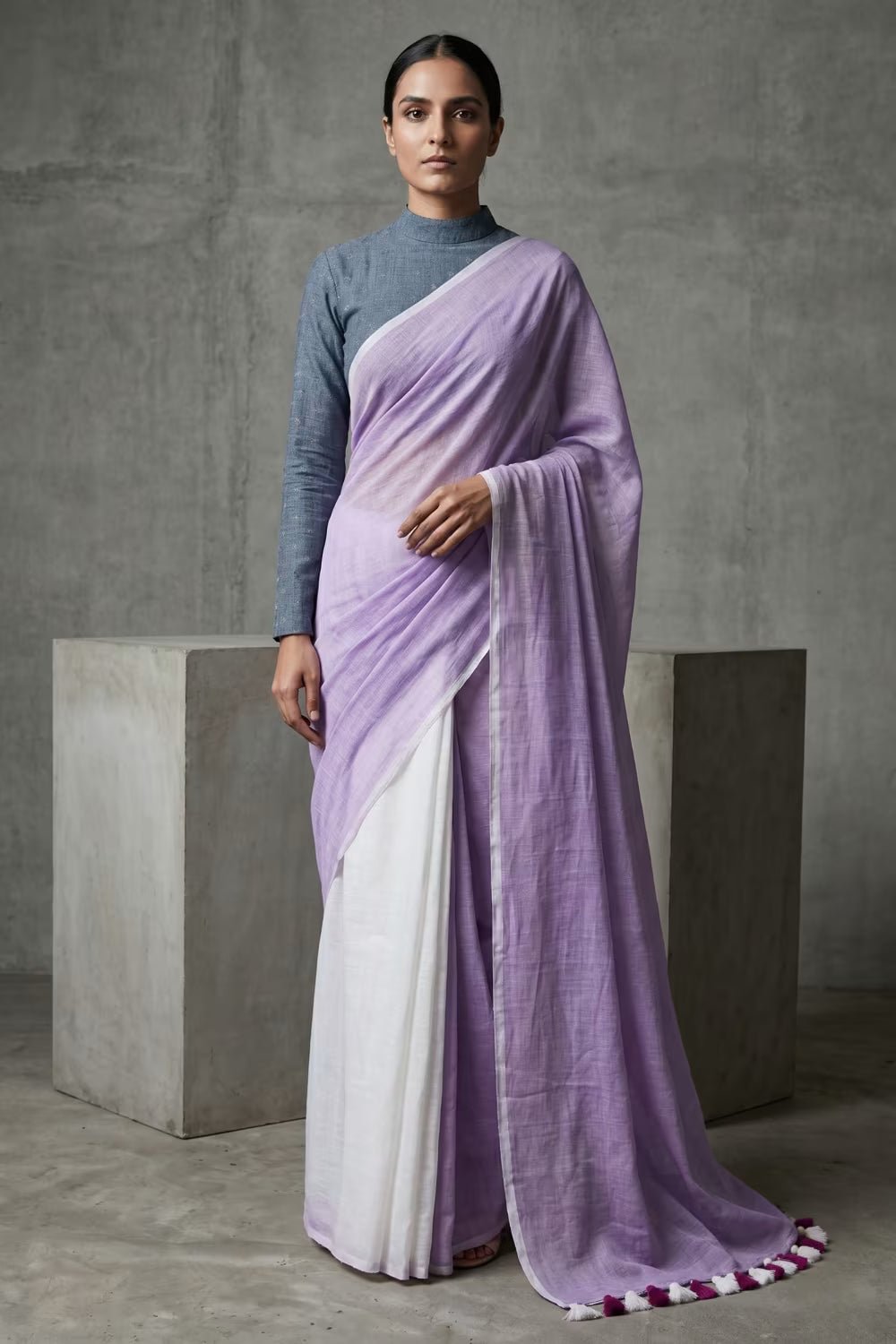 KSHAMA | Mul Cotton | Indidha Saree
