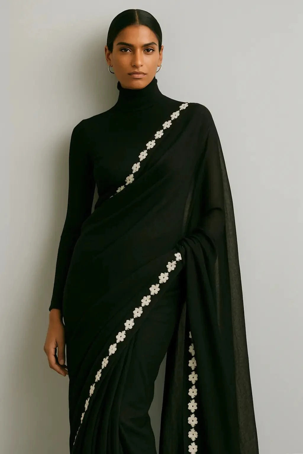 BLOSSOMES | Mul Cotton | Indidha Saree -  Shop Blossomes Mul Cotton Saree – Light & Floral  Embrace floral elegance with Blossoms mul cotton saree, a soft, breathable drape for effortless grace. Shop Indidha for timeless beauty.