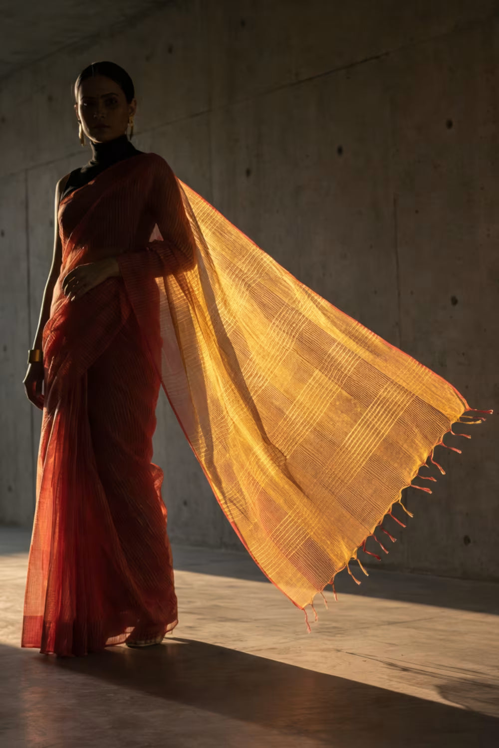ROSY BLUSH | Kota Doria | Indidha Saree