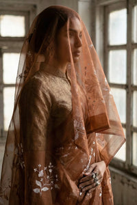 CREST | Organza Kota Embroidery | Indidha Saree