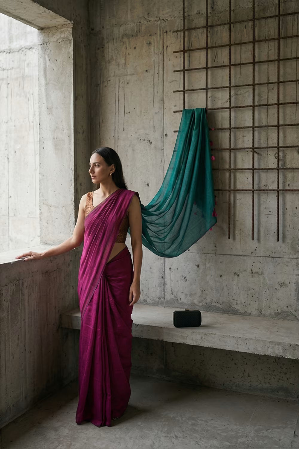 DESERT ROSE | Cotton | Indidha Saree