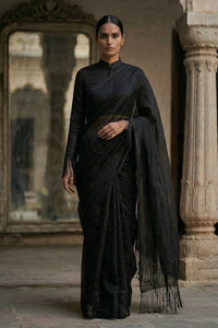 CHARCOAL DUST | Tissue | Indidha Saree