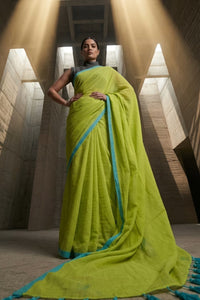 SERENE LUMINANCE | Mul Cotton | Indidha Saree