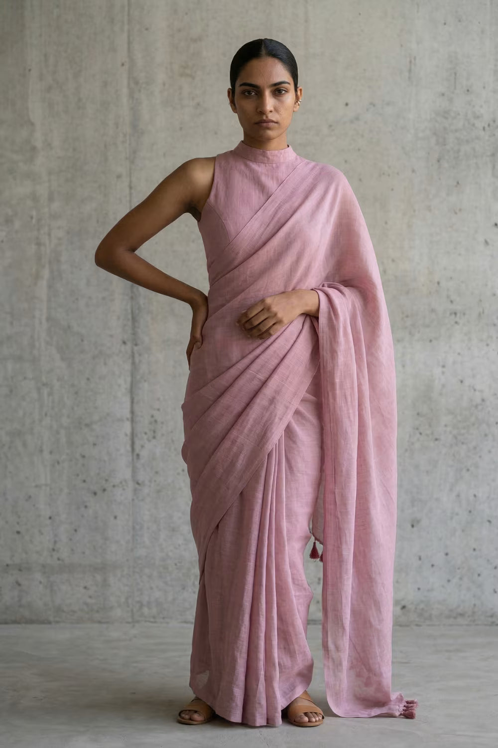 Tender Rage | Mul Cotton | Indidha Saree