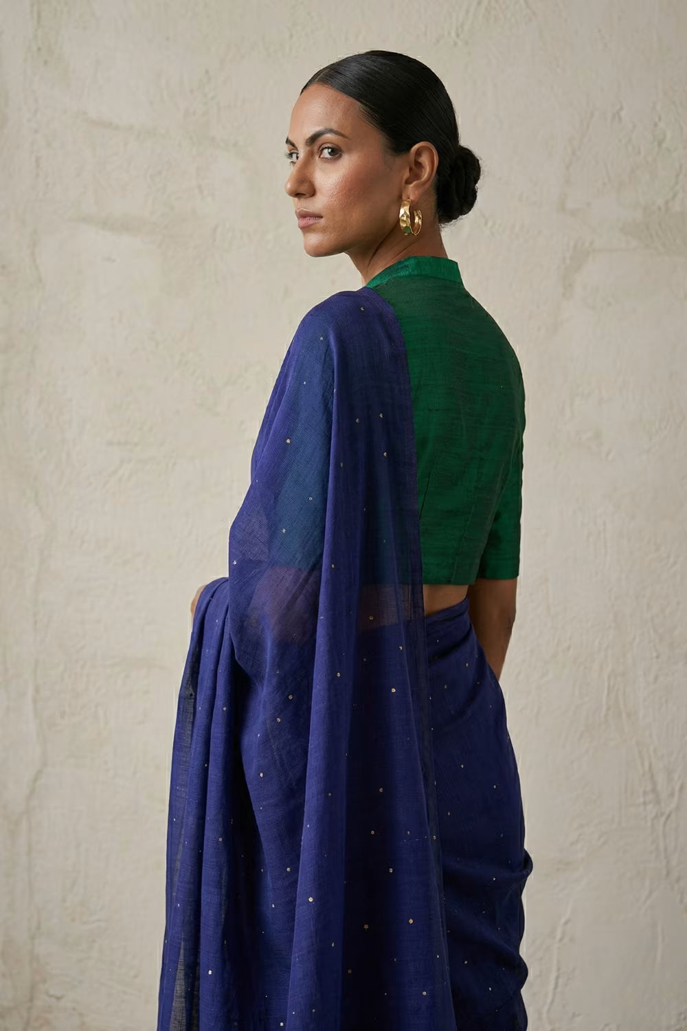 CELESTIAL BLUE | Cotton | Indidha Saree