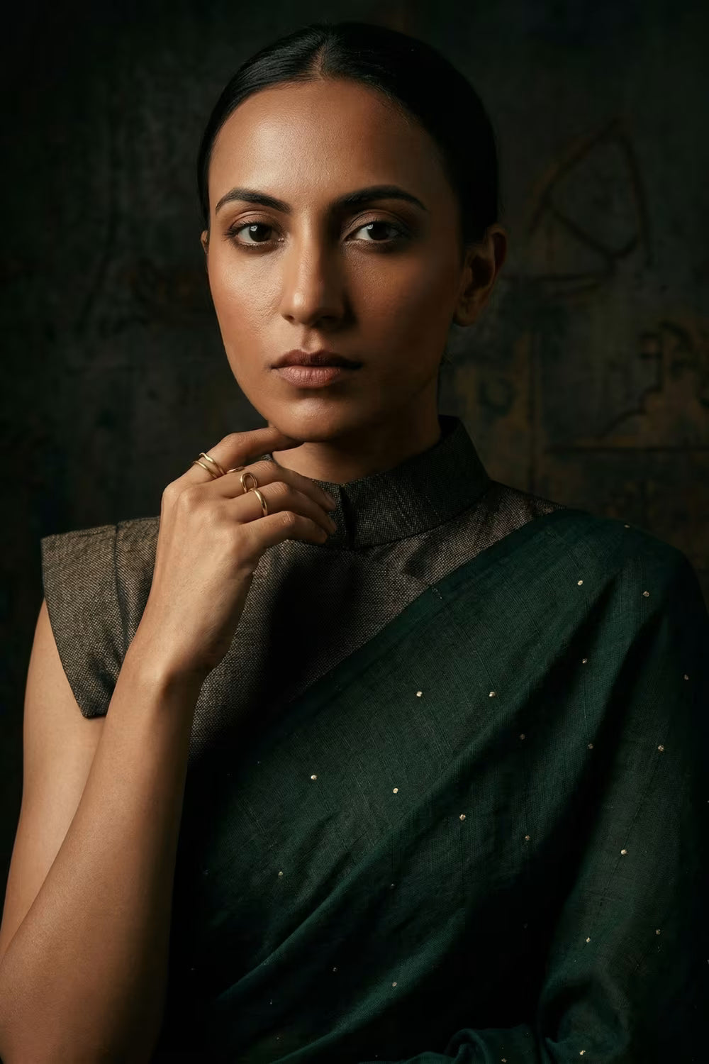 FOREST SPIRIT | Pure Cotton | Indidha Saree