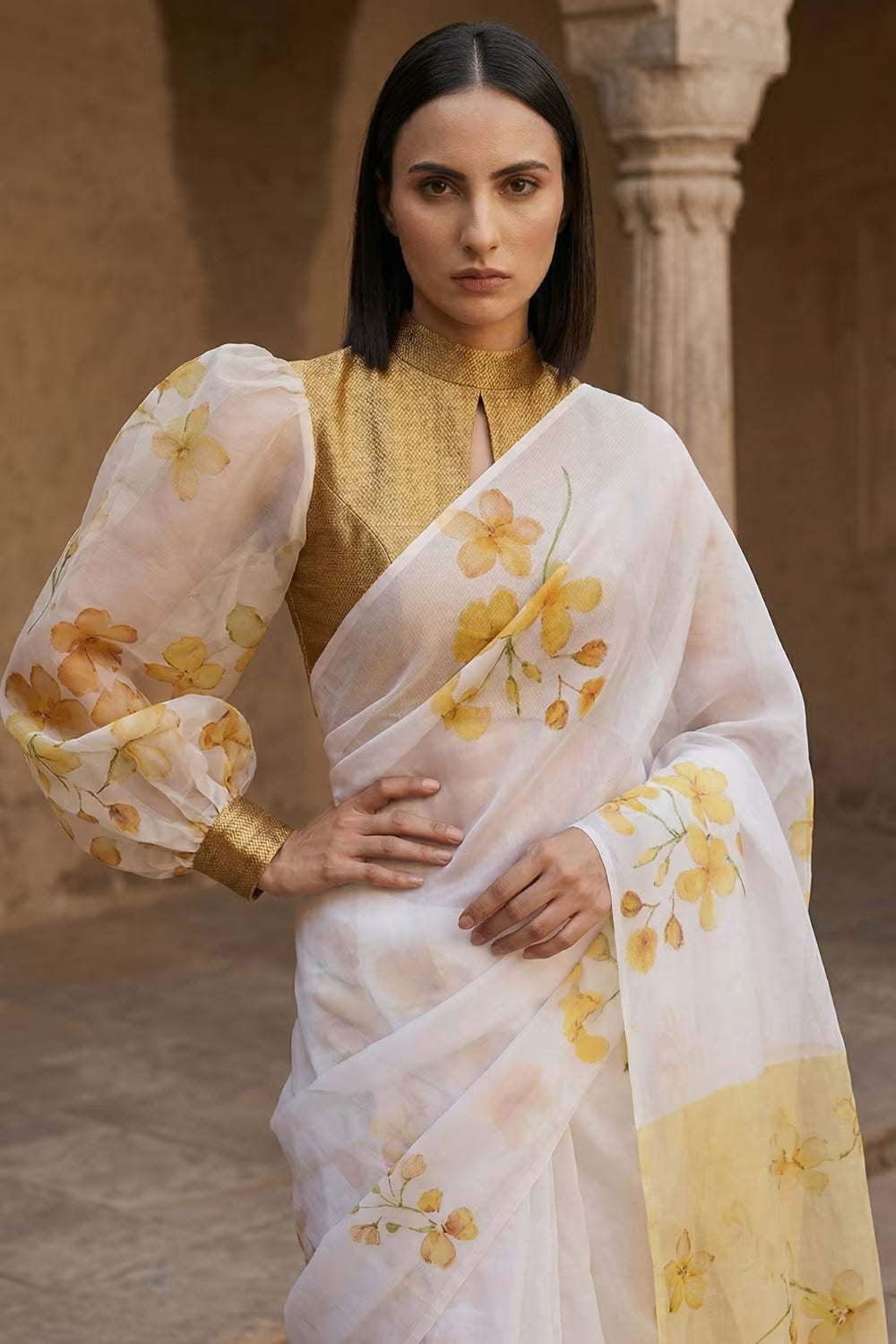 MUSTARD MUSIC | Organza | Indidha Saree