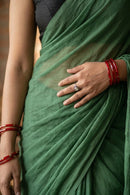 Dark Grace | Mul Cotton | Indidha Saree