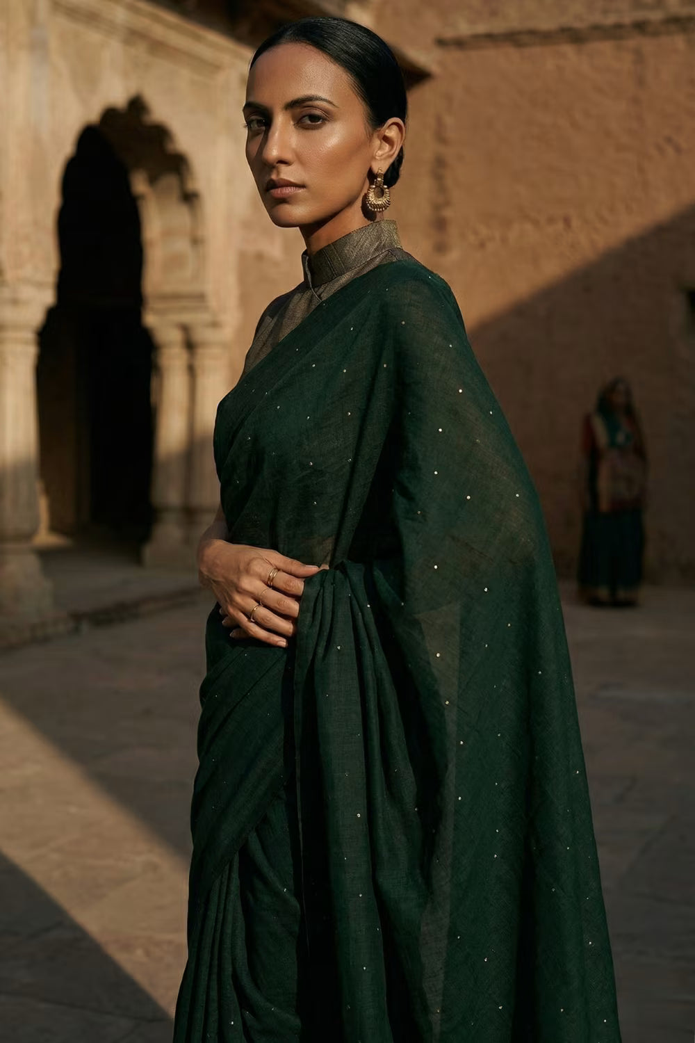 FOREST SPIRIT | Pure Cotton | Indidha Saree