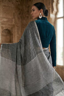 MYSTIC MEADOWS | Linen Tissue | Indidha Saree