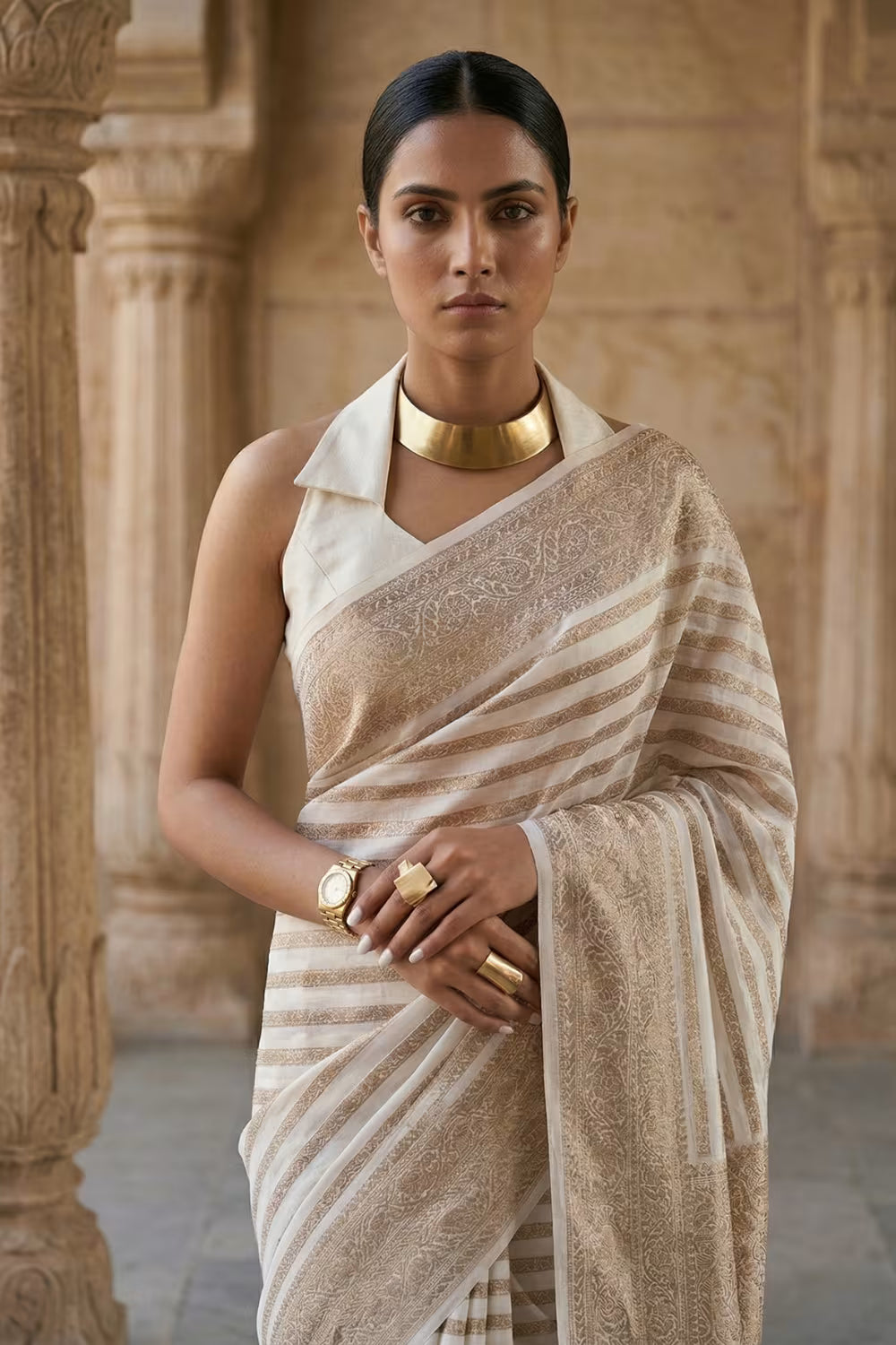 GAMYA | Kota Silk Banarasi | Indidha Saree