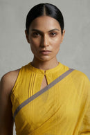 HONEYED HORIZON | Mul Cotton | Indidha Saree