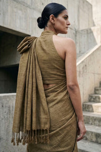 Ground Level | Slub Cotton | Indidha Saree