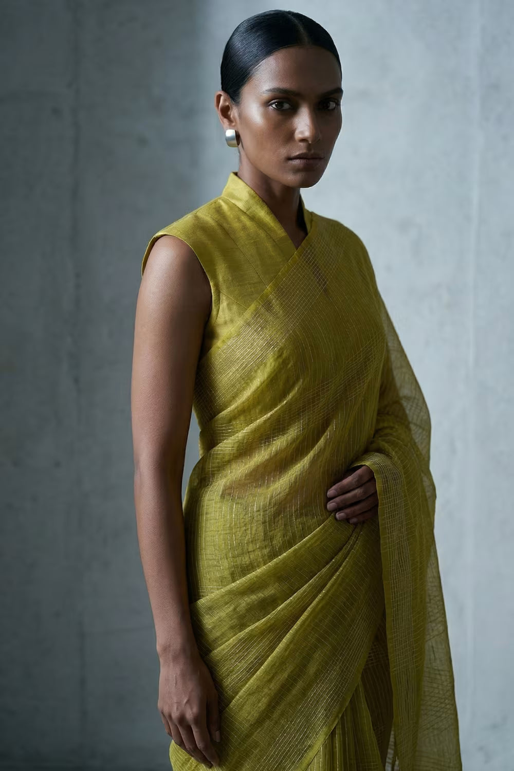 GOLDEN BREEZE | Kota Doria | Indidha Saree