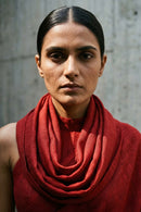 Cinnabar | Slub Cotton | Indidha Saree