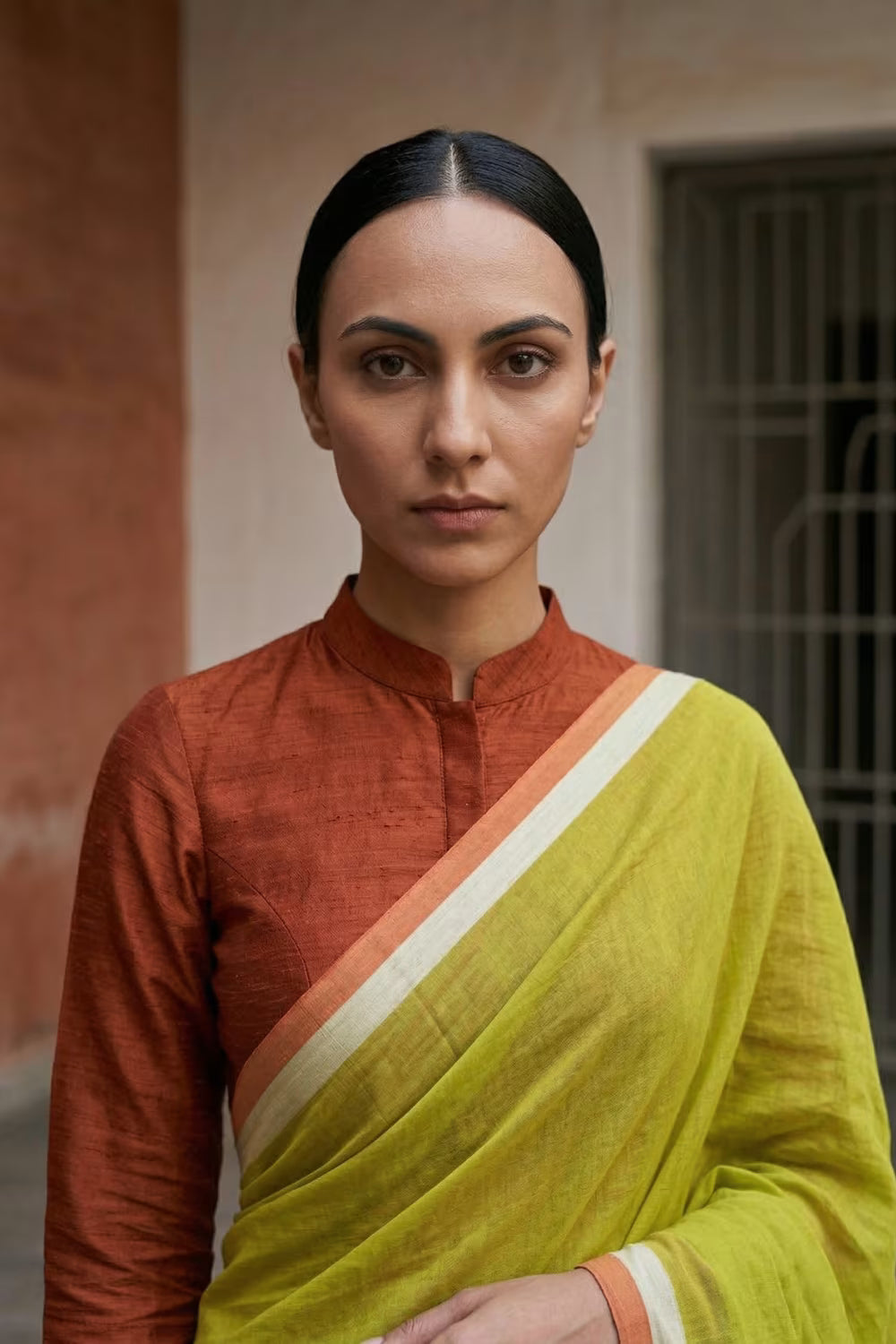 MEADOW GLOW | Mul Cotton | Indidha Saree