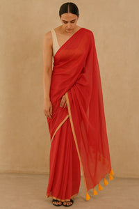SUHANE PAL | Mul Cotton | Indidha Saree