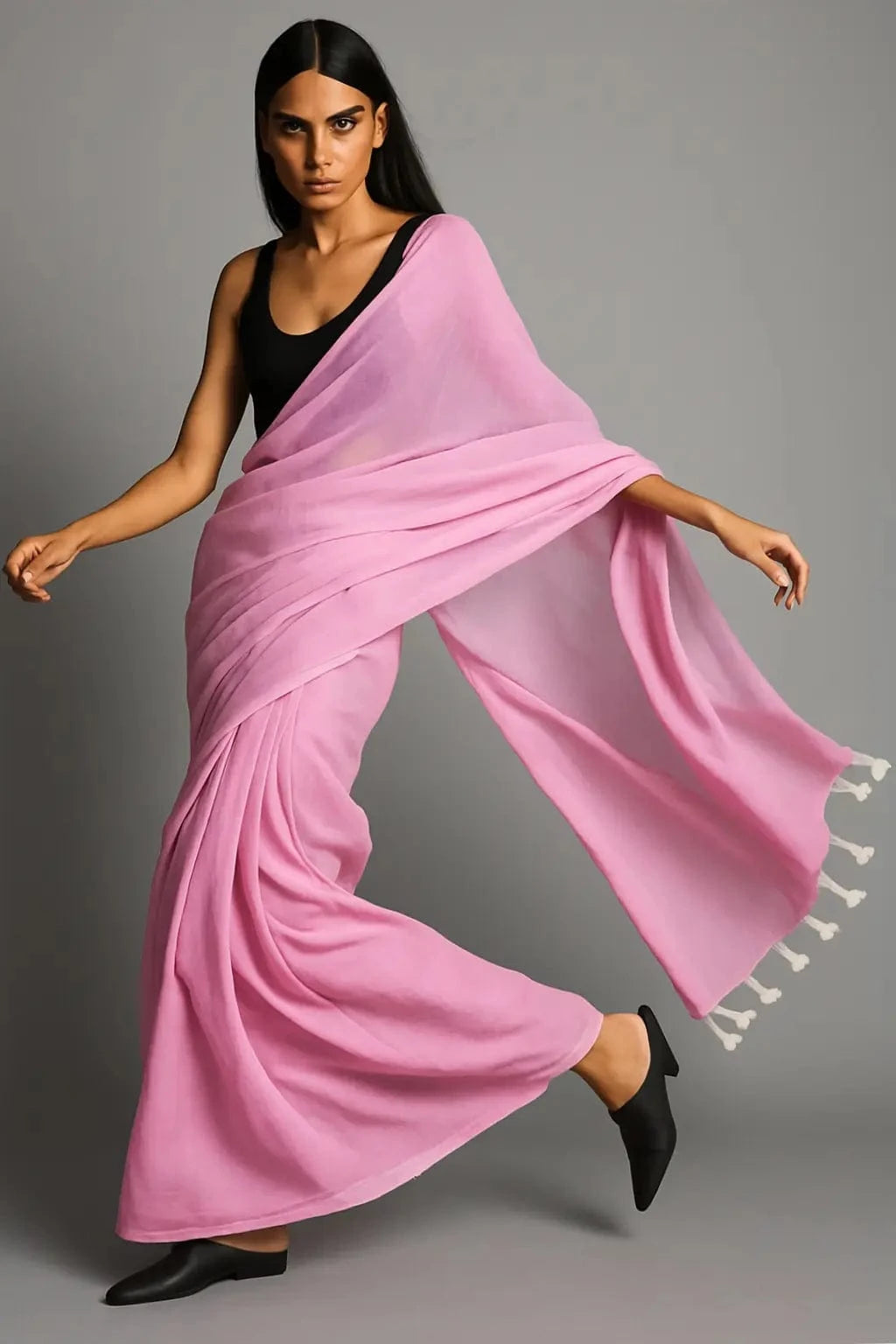 PETAL KISS | Mul Cotton | Indidha Saree