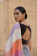 ROSEWOOD | Textured Cotton | Indidha Saree