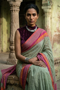 PINK SUNSET | Cotton | Indidha Saree