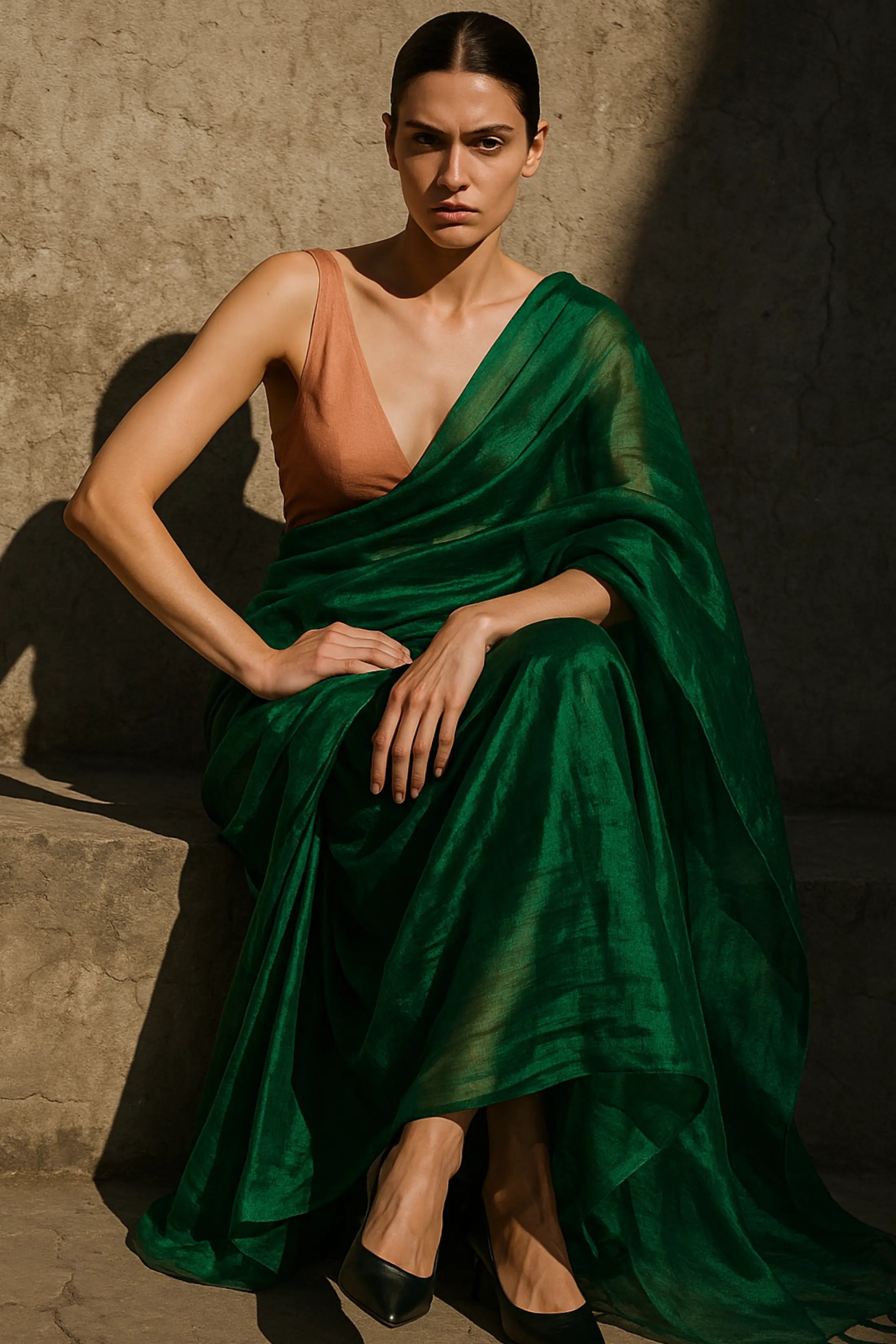 PANNAKANTI | Handloom Tissue | Indidha Saree
