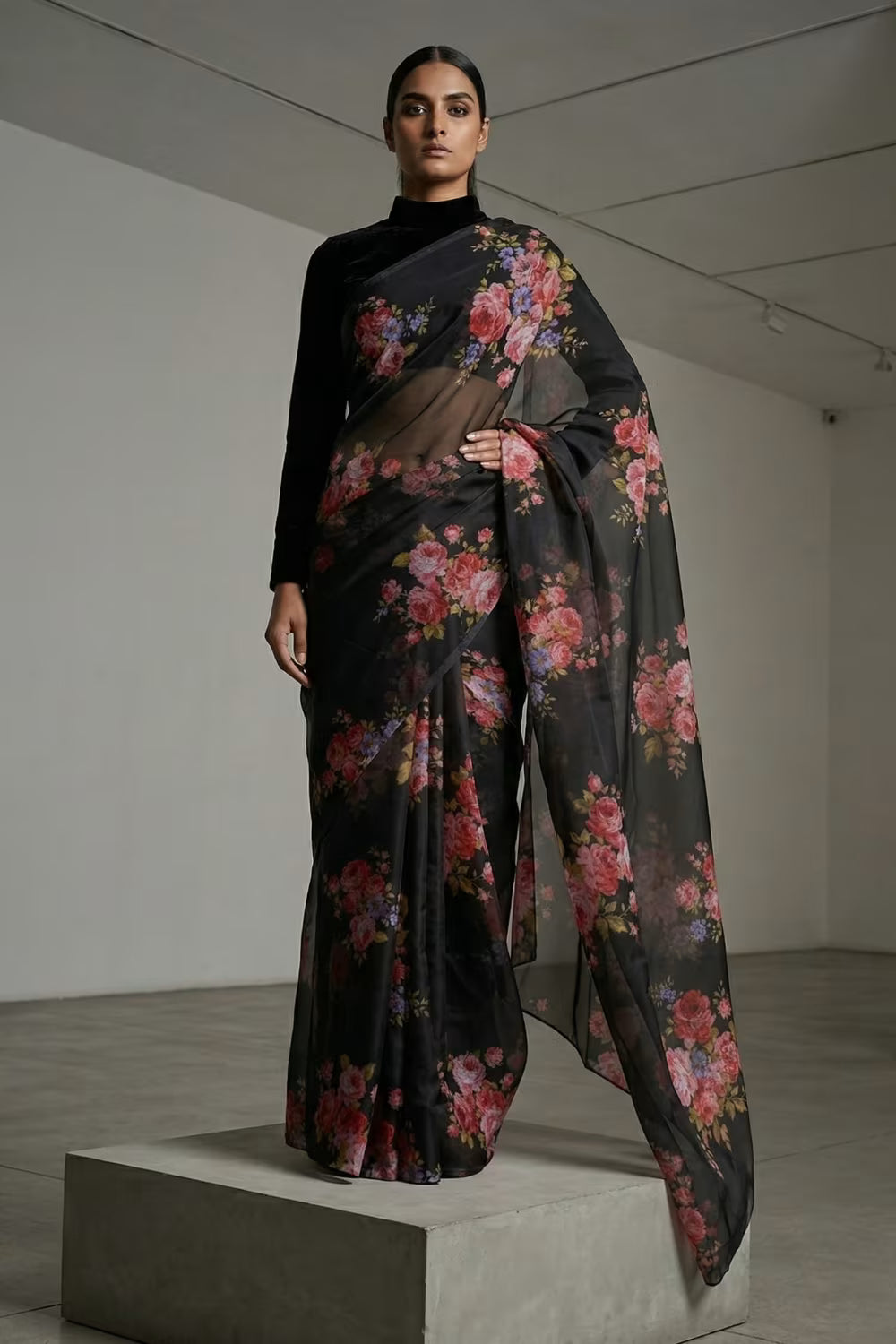 SECRET WORLD  | Organza | Indidha Saree