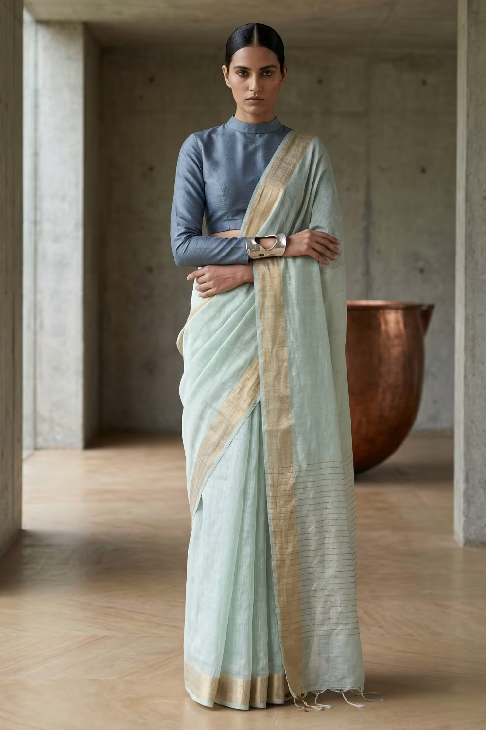 MOONMINT MUSE | Kota Linen | Indidha Saree