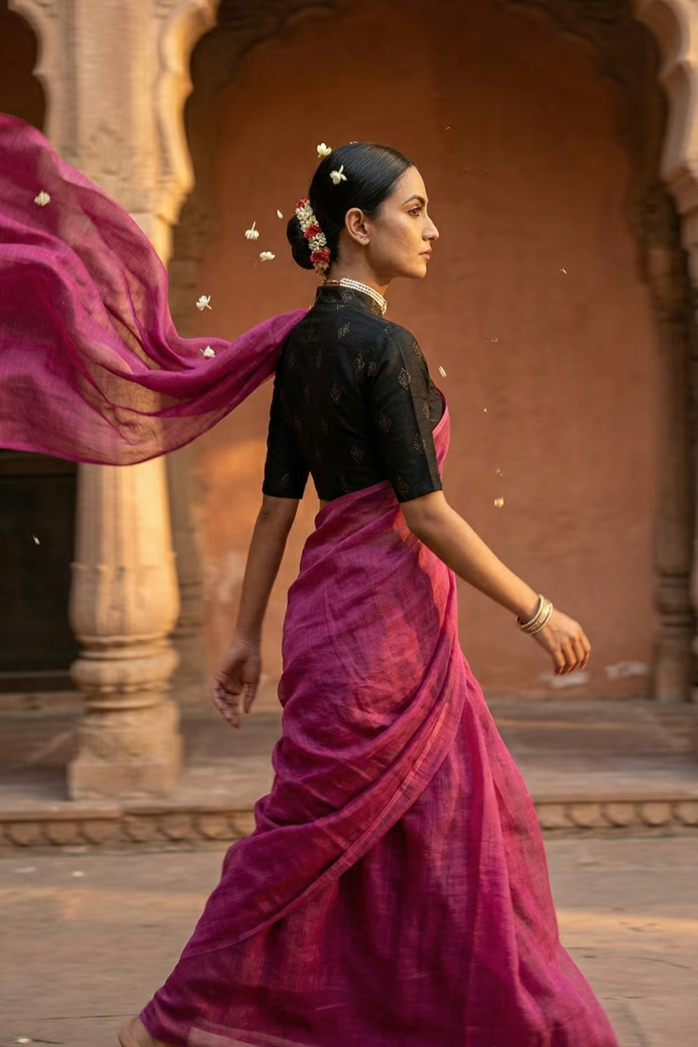 DIANA | Linen | Indidha Saree