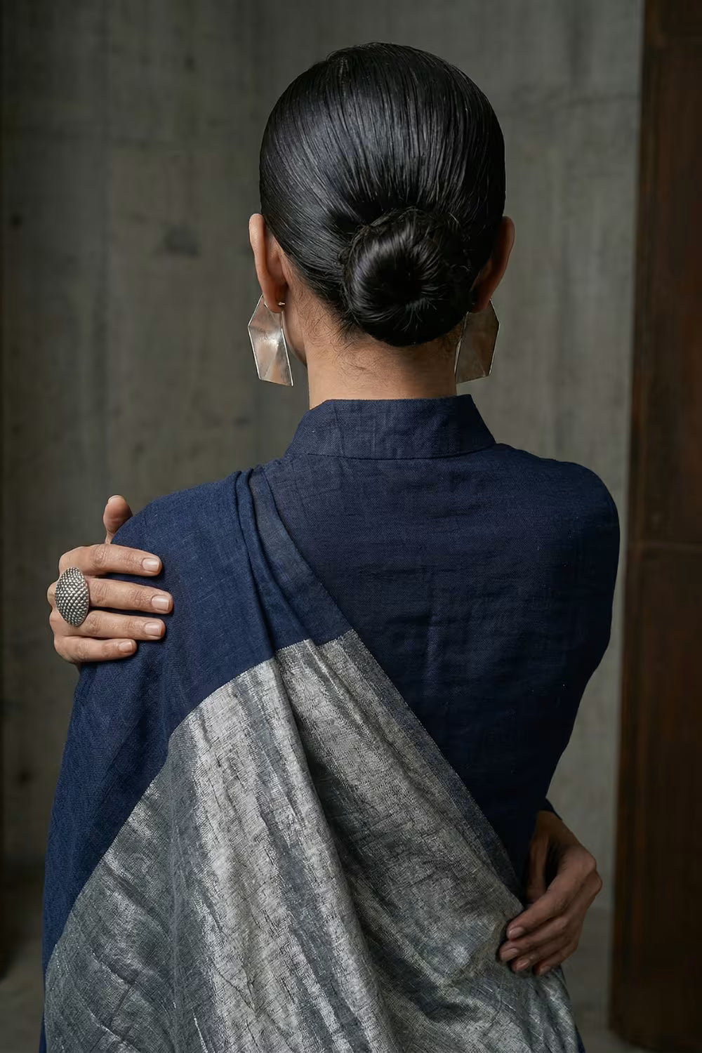 CHAMPARAN NEEL | Cotton | Indidha Saree