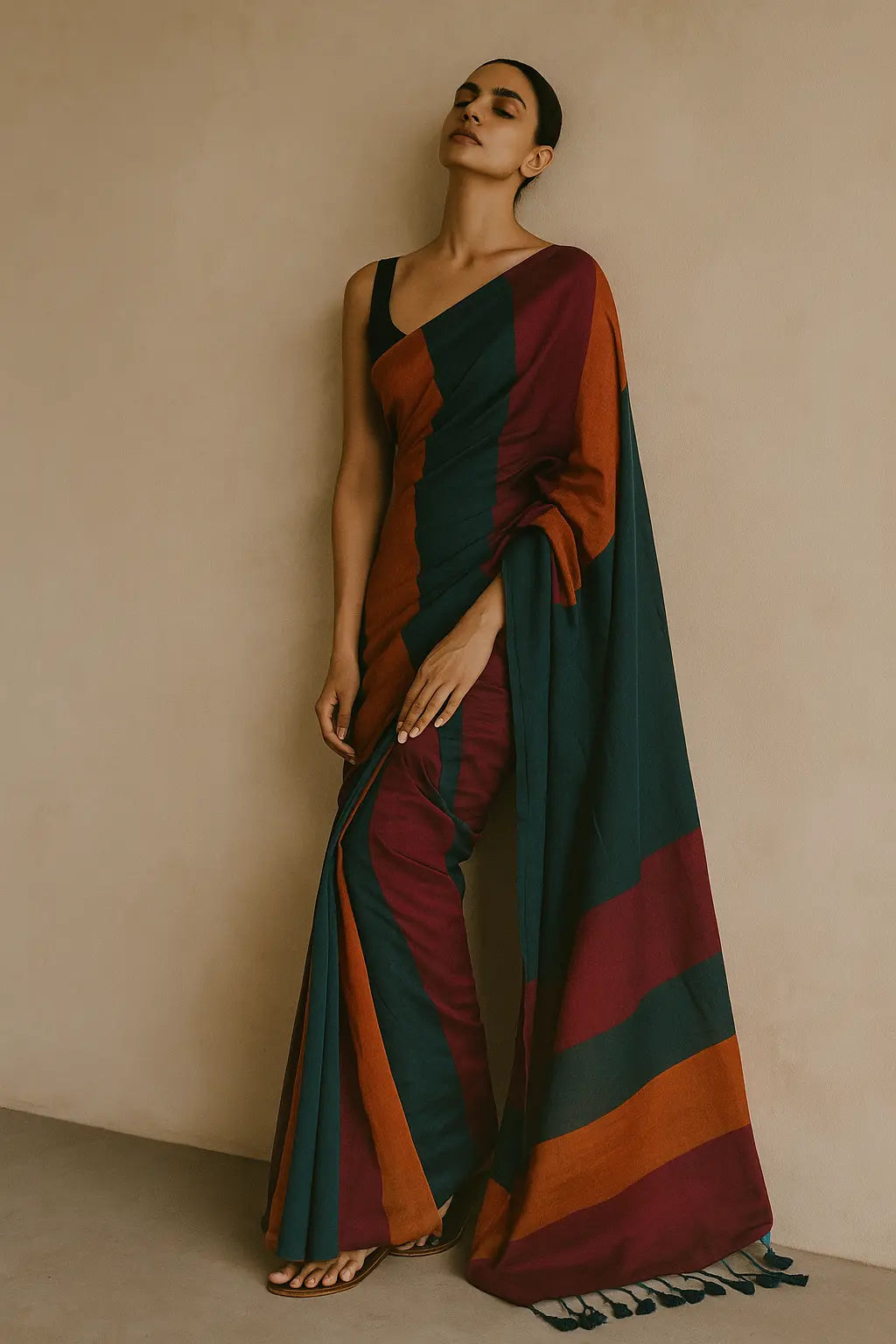 DAWN TO DUST | Cotton | Indidha Saree