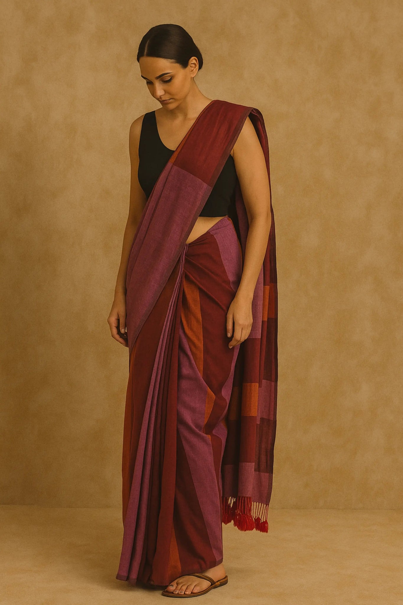 ODHNI | Cotton | Indidha Saree