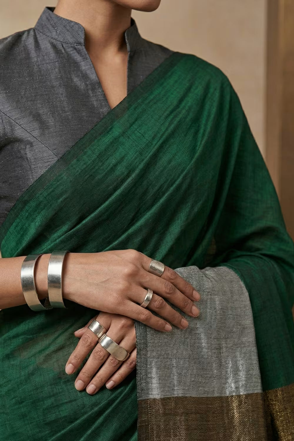 HARYALI AUR RASTA | Cotton | Indidha Saree