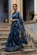 INDIGO STARS | Cotton | Indidha Saree
